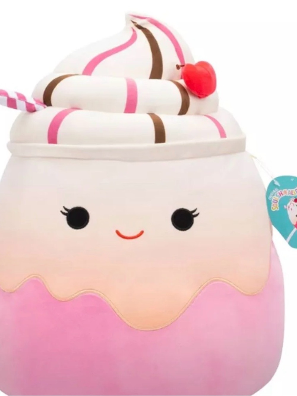 Squishmallows Elisabetha the Sundae Cherry Float Squishmallow 18โ